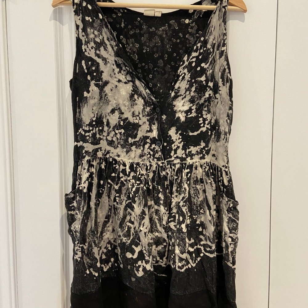 Short Renew Bleach Dye dress